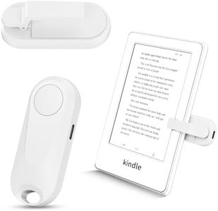 RF Remote Control Page Turner for Kindle Paperwhite Oasis eReaders Kobo,Camera Video Recording Remote Triggers, Page Turner for ipad Tablets Reading Novels Comics (White)