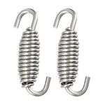 X AUTOHAUX 2 Pcs Motorcycles Exhaust Pipe Spring 54mm 2.13" Stainless Steel