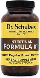 Dr. Schulze’s | Intestinal Formula #1 | Promotes Regular & Complete Bowel Movements | All Natural Herbal Product | Improved Elimination | Better Digestion | Dietary Supplement | 250 Vegan Capsules