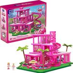 MEGA Barbie the Movie Building Toys for Adults, DreamHouse Replica with 1795 Pieces, Barbie and Ken Micro-Dolls and Accessories, for Collectors