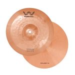 Wambooka Session Pro 10" Splash Cymbal for Drum Set - Italian Design, B8 bronze (hand-hammered)