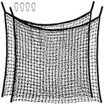 Navaris Hay Nets for Horses Pack of 2 - Trickle Net with Small to Medium Holes for Hay - Haynet to Slow Horse Eating - 23-5/8 x 35-3/8" (60x 90cm) Black Haynets