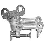 Downeast S-10 Rod Holder Clamp-On Two Clamps, Silver