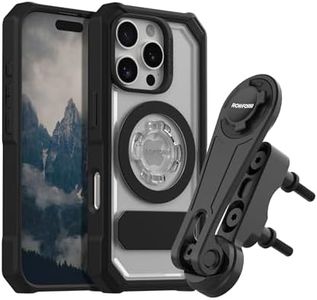 Rokform iPhone 16 Pro Crystal Case + Motorcycle Perch Phone Mount