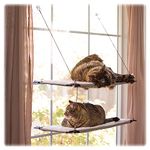K&H PET PRODUCTS, Creative Solutions Cat Window Lounger Double, 1 Count