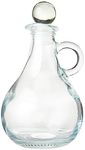 KitchenCraft KCOILGLASS Vinegar / Olive Oil Bottle Drizzler, Glass, 300 ml, White