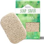 Soap Saver by Smith’s® | Extend Your Soap’s Life | 14 cm (L) x 8 cm (W) x 1.2 cm (H) | Biege / 1 Pack | 50% Thicker | Enhanced Design | Tested And Free of Harsh Chemicals | Trim To Any Size