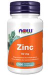 Now Foods Zinc Gluconate 50mg 100tab