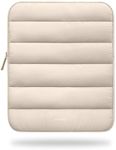 VANDEL Puffy iPad Sleeve 9-11 Inch Tablet Sleeve, Beige iPad Pouch for Women and Men, Cute iPad Air Sleeve, iPad Sleeve 11 Inch Tablet Case, 10 Inch Tablet Sleeve iPad Air, iPad Pro 11 Travel Case