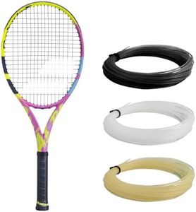 Babolat Pure Aero Rafa 2nd Gen Tennis Racquet (4 1/2" Grip) - Strung with 16g Black Syn Gut at Mid-Range Tension