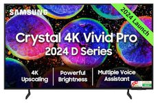 Samsung 189 cm (75 inches) D Series Crystal 4K Vivid Pro Ultra HD Smart LED TV UA75DUE77AKXXL (Black)
