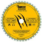 1 x SabreCut SCCSM255_44 255mm 44T x 30mm 25.4mm 20mm 16mm Bore Multi-Material Metal Wood Plastic Circular Saw Blade Compatible with Bosch Dewalt Makita Milwaukee and Many Others