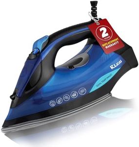 Rico 2200 Watts Japanese Technology Steam Iron with Spray | No Burn Guaranteed | Press Iron Clothing with 2 Ways Auto Shut-Off | 2 Year Replacement Warranty SI2110