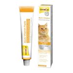 Wuuff&Meow GimCat Premium Cat Multi-Vitamin Paste with 13 Vitamins, Oils, Zinc, Biotin, L-Carnitine for Immunity Support, Skin Health, Joint Care, 50g (Pack of 5 (250g))