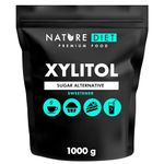 Nature Diet - Xylitol 1 kg | 100% natural | sugar substitute | vegetable sweetener | low glycemic index | low caloric content