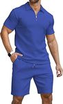 KUYIGO Men's Polo Shirt & Shorts Se