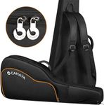 CAHAYA Acoustic Guitar Bag 12 mm Sponge Padded- with Neck Fixed Strap Universal Fit Most Size Acoustic Guitar Guitar Case, CY0346
