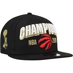 National Basketball Association Toronto Raptors NBA New Era Locker Room 2019 Champions 9Fifty Adjustable Cap Black