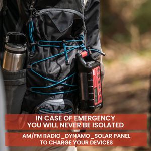 Midland ER300 Emergency Power Bank – Portable Hand Crank Radio