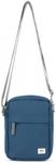 ROKA Bond Small Crossbody Bags for Women & Men - Mobile Phone Bag w/Multi Pockets & Adjustable Strap for Wallet, Cards & Keys - Deep Blue