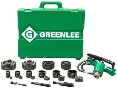 Greenlee 7310 Ram and Hand Pump Hydraulic Driver Kit with 10 Conduit Sized Punches