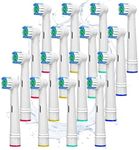 16 Pack Replacement Toothbrush Heads Compatible with Oral-B Electric Toothbrush, MH MOIHSING Replacement Brush Heads for Oral B-Precision Clean – Rotating Brush Head for Superior Clean