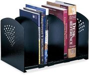 Safco Products 3116BL Five Section Adjustable Bookrack, Black