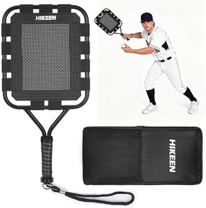 Hikeen Baseball Racket for Fly Balls,Fungo Bat for Coaches and Parents with Wide Elastic Bands,Fungo Bat Baseball Racket to Help Players Practice Hitting Pop Flies,Ground Balls& Line Drives