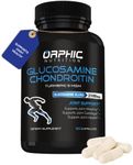 ORPHIC NUTRITION Glucosamine Chondroiting MSM 2100MG (90 Caps) - Joint Support Supplement for Men & Women* - Supports Joint Cartilage & Mobility