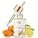 ANAI RUI Squalane Turmeric Facial Oil Moisturizer for Face, Hydrates, Firms Skin, 1 fl. Oz.