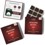 Aromafume Dragons Blood Incense Bricks (3 Trays x 9 Pieces Each) | Ideal for Positive Vibe Generation, clearing Negative Energy, Purification, Relaxation, Healing & Rituals | Refill Pack