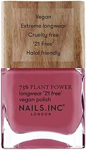 Nails.INC 73% Plant Power Stay Sustainable 14ml, Berry Nail Polish