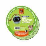 BarkButler x FOFOS Whirli Cat Toy Hunting Cover - Green, Mimics Prey, Collapsible Design, Scratch Resistant Toys for Cats, Perfect Cat Toys & Kitten Toys for All Breeds