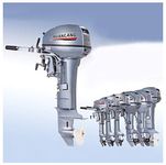 Outboard Motors Inflatable Fishing Boat Engine 2/4-stroke Water-Cooled HP Gasoline Propeller (2-Stroke 4 HP)