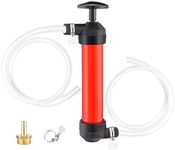 Antifreeze Hand Pump Kit - RV Water Hand Pump Kit with 3 Clamps, Water System Antifreeze Pump to Make Winterizing Easier for RV Camper Trailer, Water Fuel Transfer Pump for Gas Oil and Liquids