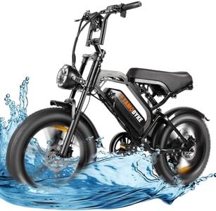 Tamobyke V20 Series Electric Bike for Adults, 1000W/2000W 28/32MPH 48V 15/18.2AH E-Bike, 20" x4.0 Fat Tire Electric Dirt Bike, Electric Motorcycle Moped Ebike (V20-H)