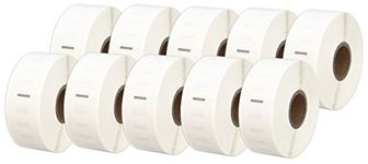 10 Compatible Rolls 11352 S0722520 25mm x 54mm Address Labels for LabelWriter 4XL 450 400 330 320 310 Twin Turbo Duo Seiko SLP 450 430 420 400 240 220 200 120 100 Pro Plus (500 Labels per Roll)