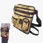 Super detesir Pointer Metal Detector Find Bag Detecting Digger Tools Bag Waist Pack Pouch for PinPointer Garrett Xp ProPointer (Coral)