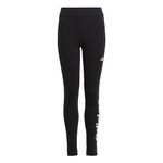 adidas Girl's Essentials Linear Tights, Black/White, 11-12 Years