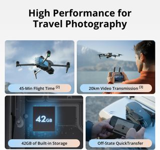 DJI Air 3S Drone Fly More Combo – Camera Drone with Extra Batteries