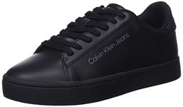 Calvin Klein Jeans Men Cupsole Trainers, Multicolor (Triple Black), 10 UK