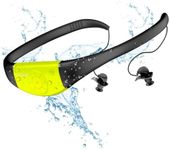 Tayogo Waterproof Mp3 Player for Swimming, IPX8 8GB Swimming Headset, Silicone Coated Waterproof Music Player, 20H Playing time, Underwater Mp3 Player Perfect for Swimming (Green（2nd Generation）)