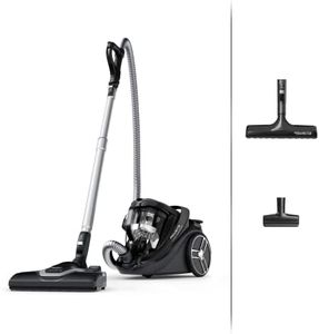 Rowenta Aspirateur sans sac, Silencieux 59 dB(A), Consommation énergétique ultra-basse, Filtration haute efficacité, Rayon d'action 12 m, Fabriqué en France, Silence Force Cyclonic Effitech RO7935EA