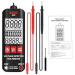 Firelex Digital Multimeter Anti-Burn Intelligent Auto-Ranging Fast Accurately Voltage Tester with VCN & LED Flashlight, Digital Multimeter for Home Merchant, Resistance Diodes, Continuity