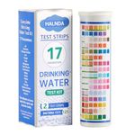 HANLDA 17 in 1 Water Testing Kits for Drinking Water,125 Strips + 2 Bacteria Tests,Mold Test Kit for Home,Easy Testing for Hardness, pH, Lead, Iron, Copper, Chlorine, and More