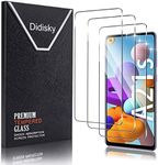 Didisky [3 Pack] Tempered Glass Screen Protector for Samsung Galaxy A21S, (Not for Samsung A21) Anti Scratch, 9H Hardness, No Bubbles, High Definition, Case Friendly, Transparent