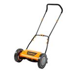 LawnMaster LMRM1401 Push Reel Lawn Mower 14-Inch 5-Blade