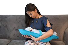 Hoopa Infant Carrier, Turquoise Blue | Feeding Pillow | Baby Carrier | Infant Carrier | Reclined Carrier