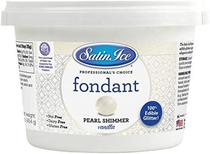 Satin Ice Rolled Fondant - Shimmer - 450 g (Pearl, 450 G)
