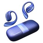 CrossBeats Arc Buds OWS Open Ear Wireless Earbuds | Spatial Audio Headphones & Head Tracking | Gaming Bluetooth Earphones | 100hr Playtime | 14.2mm Drivers IPX5 Rating Type-c Fast Charging (Blue)